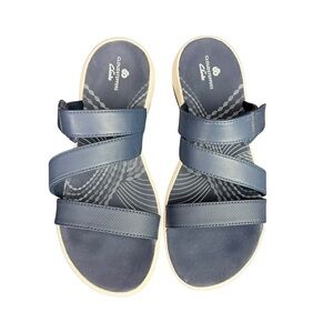 Clarks‎ Cloudsteppers Navy Blue Women's Sandals Women's 9M